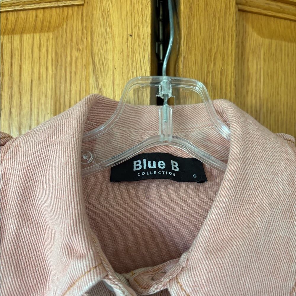 Blue B Collection Chic Pink and Cream Women's Blouse 💗 - Picture 11 of 14